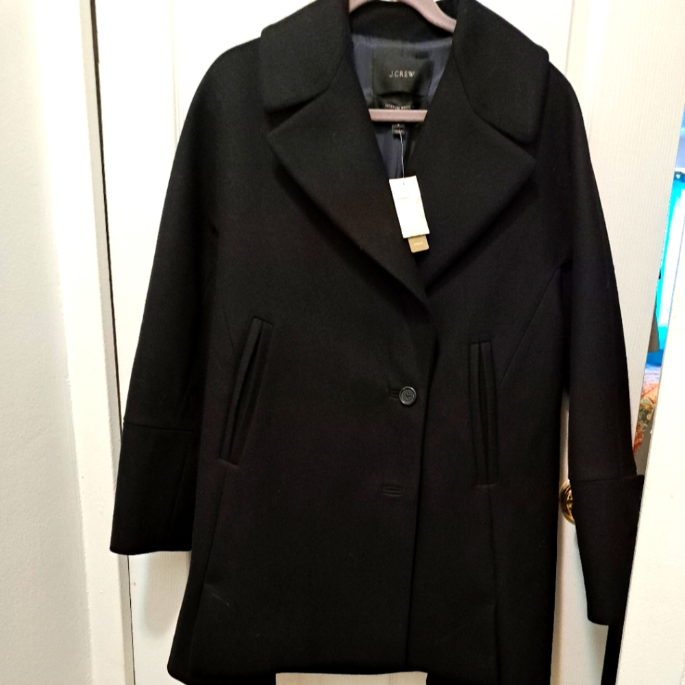 J Crew car coat NWT